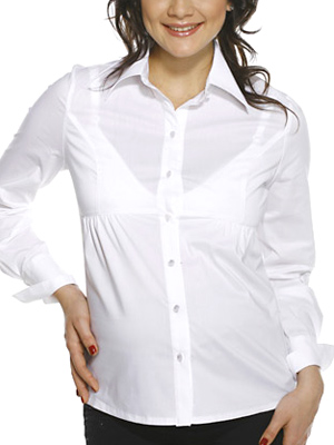 Блуза из хлопка-стрейч. Одежда для беременных Sweet Mama.