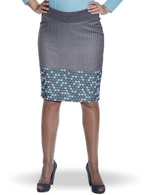 Юбка из тонкой шерсти. Одежда для беременных Sweet Mama.