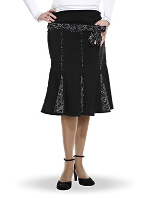 Юбка с декоративным поясом. Одежда для беременных Sweet Mama.