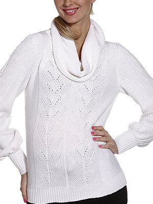 Свитер ажурная вязка. Одежда для беременных Sweet Mama.