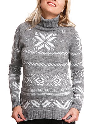 Свитер с рисунком «снежинка». Одежда для беременных Sweet Mama.