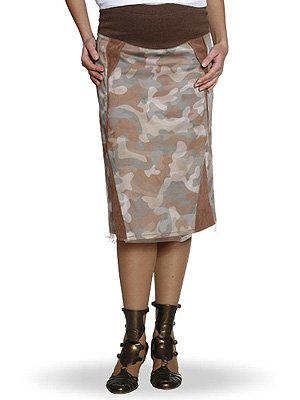 Юбка из тонкого хлопка. Одежда для беременных Sweet Mama.