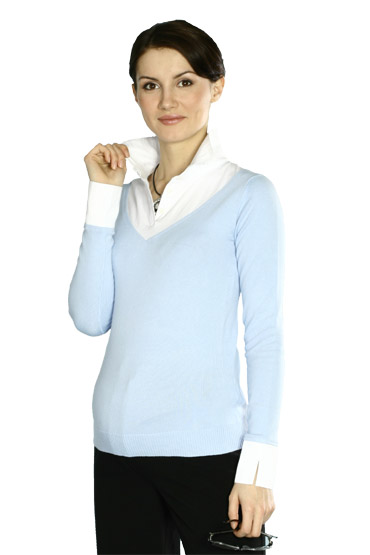 Джемпер комбинированный для беременных. SWEET MAMA - одежда и белье для беременных
