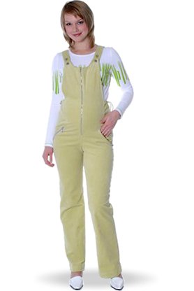 комбинезон из микровельвета для беременных. SWEET MAMA - одежда и белье для беременных